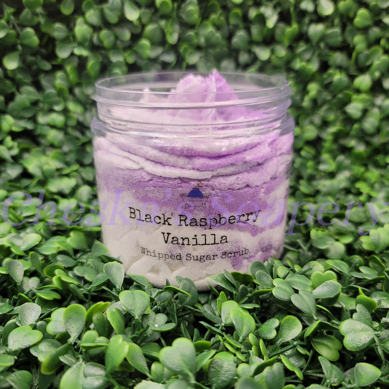 Black Raspberry Vanilla Whipped Sugar Scrub Large