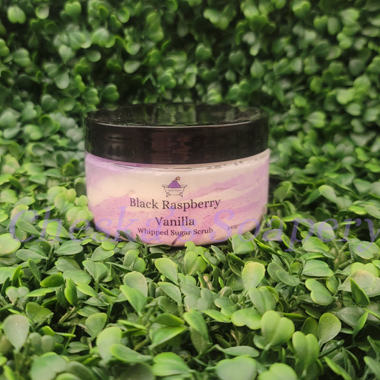 Black Raspberry Vanilla Whipped Sugar Scrub
