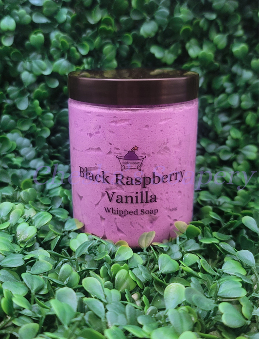 Black Raspberry Vanilla Whipped Soap