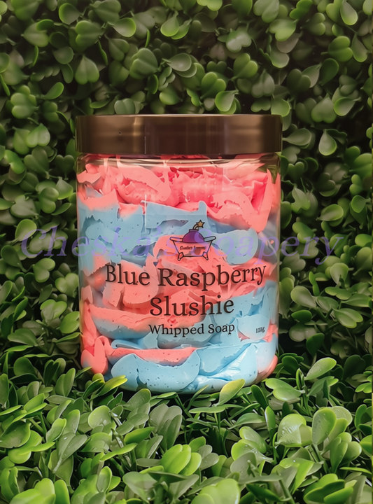 Blue Raspberry Slushie Whipped Soap