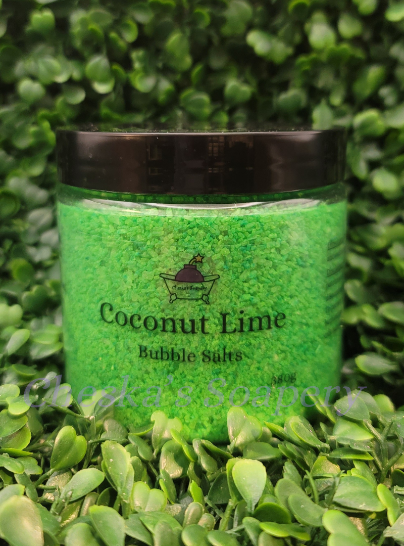 Coconut Lime Bubble Salts