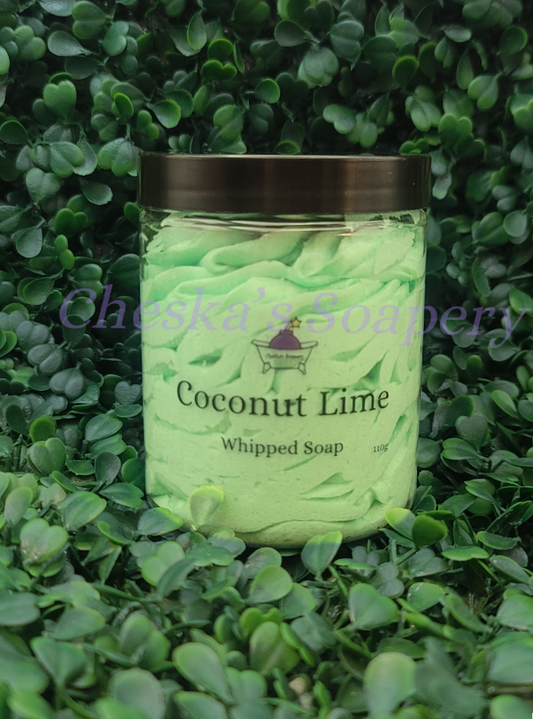 Coconut Lime Whipped Soap