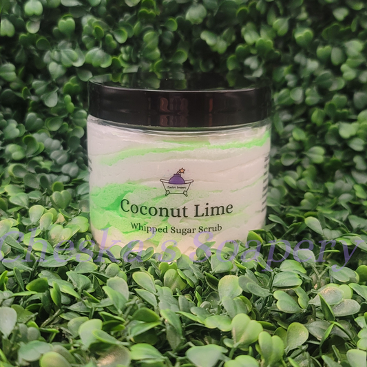 Coconut Lime Whipped Sugar Scrub Large