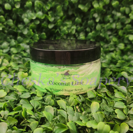 Coconut Lime Whipped Sugar Scrub
