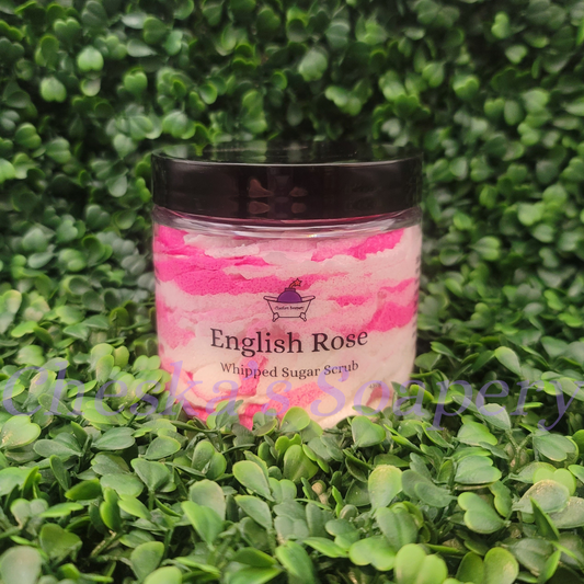 English Rose Whipped Sugar Scrub Large