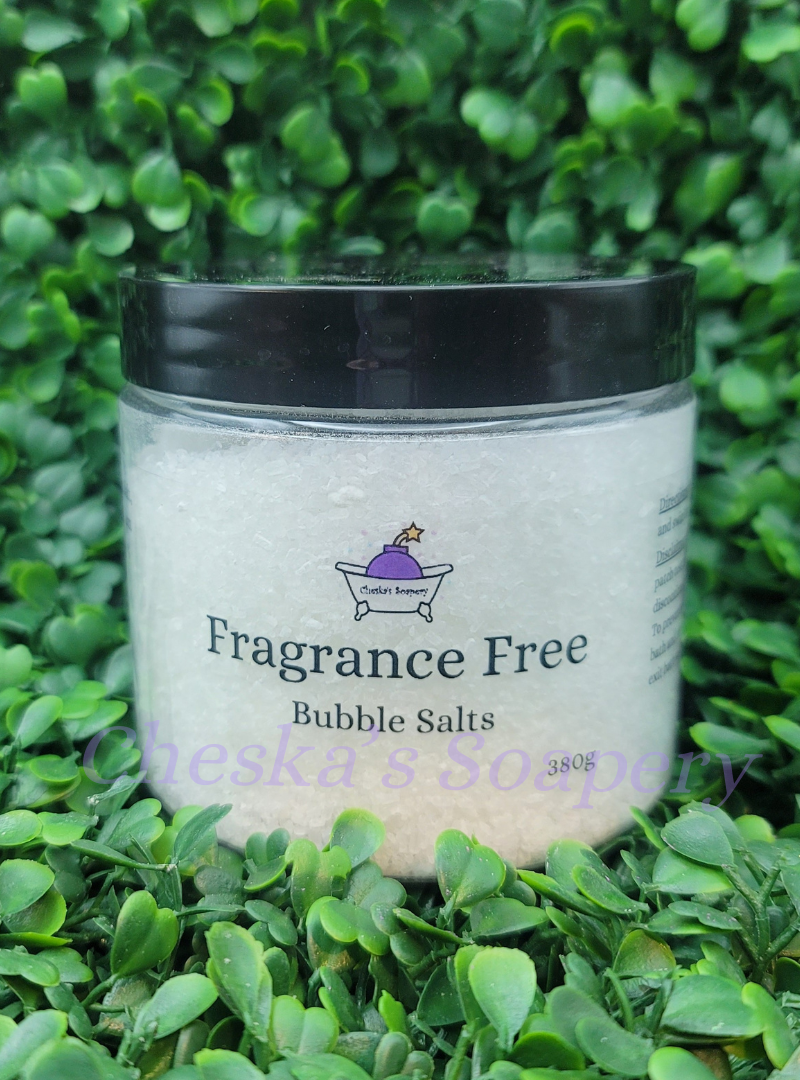 Fragrance Free Bubble Salts