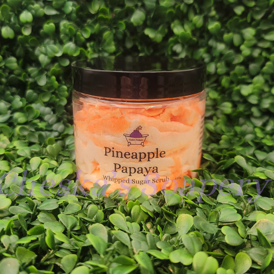 Pineapple Papaya Whipped Sugar Scrub Large