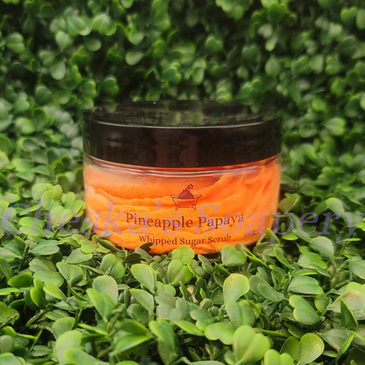Pineapple Papaya Whipped Sugar Scrub