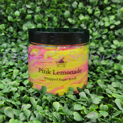 Pink Lemonade Whipped Sugar Scrub Large