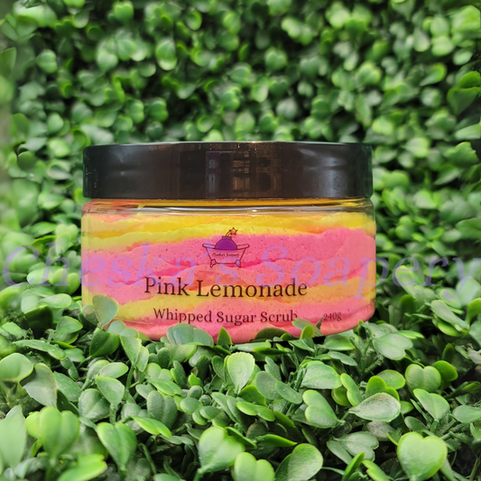 Pink Lemonade Whipped Sugar Scrub