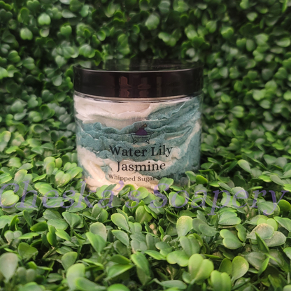 Water Lily Jasmine Whipped Sugar Scrub Large