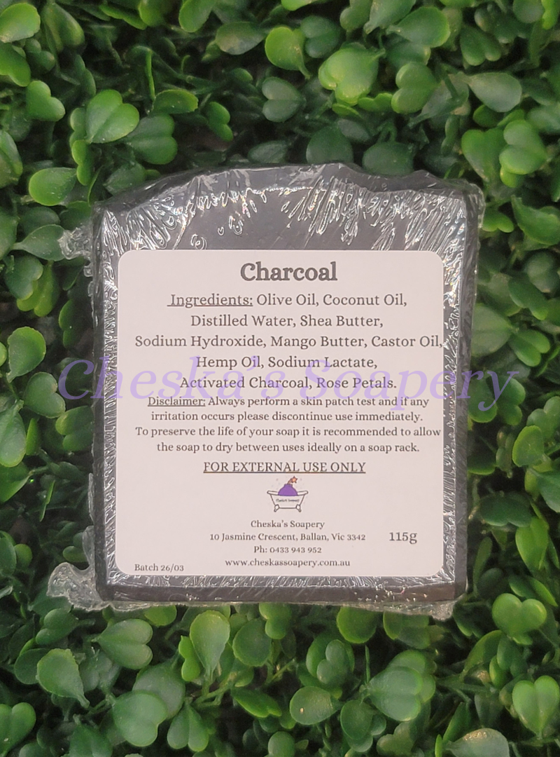 Charcoal Fragrance Free - Artisan Soap