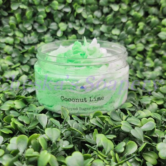 Coconut Lime Whipped Sugar Scrub